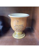 Cuia - romantikus idézettel [Chimarraohoz] (Bőrrel díszített)