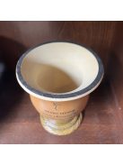 Cuia - romantikus idézettel [Chimarraohoz] (Bőrrel díszített)