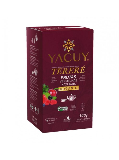 Yacuy -Terere Frutas Vermelhas Orgânica - "Bogyósgyümölcsös Chimarrão" [Brazília]