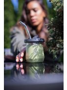 DualFlow PRO acél Mate (zöld) [Fedővel és Bombillával]