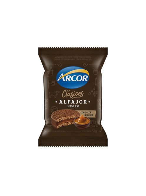 Negro Alfajor - con Dulce de Leche (Arcor)