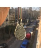 Pico De Loro Alpaca Bombilla  - "A Hajlított Uruguayi" [Újezüstből] (19 cm)