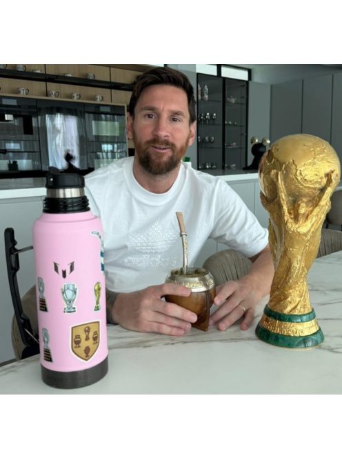 Messi Stanley GOAT Collection (Mate System Termosz + Acél Messi Mate + Bombilla)