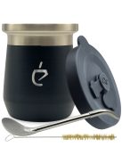 DualFlow PRO acél Mate (fekete) [Fedővel és Bombillával]