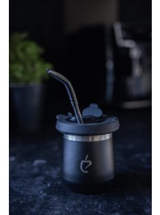 DualFlow PRO acél Mate (fekete) [Fedővel és Bombillával]