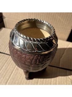   Rey Torpedo Alpaca Cincelado Labrado Marrón Oscuro [Sötétbarna - Újezüst]