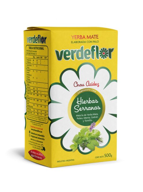 Verdeflor Hierbas Serranas -"Argentin jó fej lányok yerbája" [Argentína]
