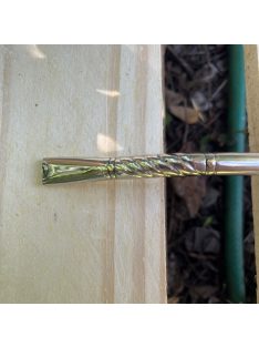   Uruguayi Csavart Bombillon Dos Oros [Premium Alpaca Bombilla] (Flor-de-Lis)