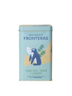   Fronteras Lata - Menta y Lavanda "Mentás-levendulás különlegesség fém yerberában" [Argentína]