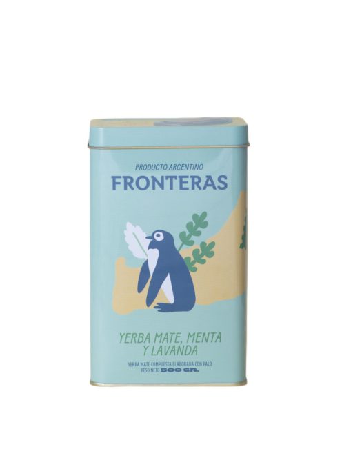 Fronteras Lata - Menta y Lavanda "Mentás-levendulás különlegesség fém yerberában" [Argentína]
