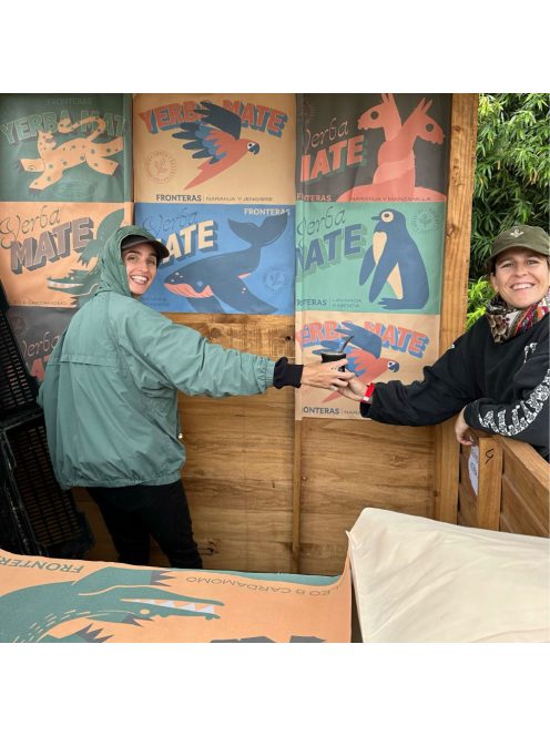 Fronteras Lata - Menta y Lavanda "Mentás-levendulás különlegesség fém yerberában" [Argentína]