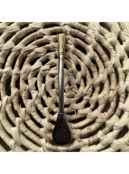 Uruguayi Dorado 2 Bombillon [Premium Alpaca Bombilla] (Flor-de-Lis)