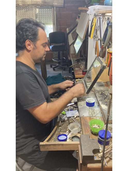 Uruguayi Dorado 2 Bombillon [Premium Alpaca Bombilla] (Flor-de-Lis)