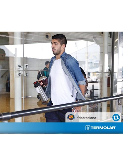 Ezüst Mate Termosz - "Strapabíró Termolar" [1 Liter]