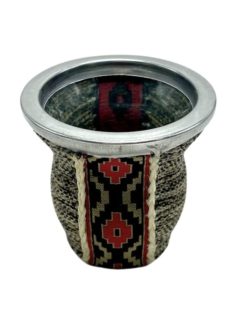 Textillel bevont üveg Maté (szürke)