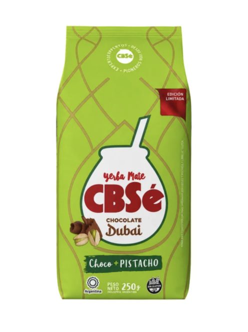 CBSé Dubai Choco Pistacho - "Dubai Csokis Pisztáciás yerba" [Argentína] (Limitált kiadás)