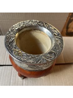   Rey Imperial Alpaca Cincelado Con apliques Labrado Suela ESQUINERA [Világosbarna - Újezüst]