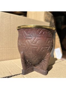   Rey Camionero Bronce Cincelado Marrón Oscuro [Sötétbarna - Bronz]