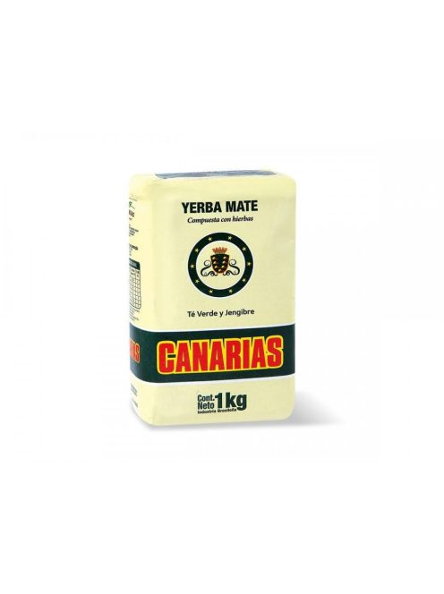 Canarias - Té Verde y Jengibre "Zöld Teás, enyhén Gyömbéres Maté" [Uruguay] (1 kg)