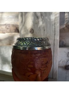   Rey Torpedo Alpaca Cincelado Labrado Suela [Világosbarna - Újezüst]