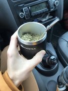 Prémium Acél Mate Tök [Fedővel és Bombillával]