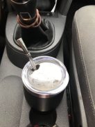 Prémium Acél Mate Tök [Fedővel és Bombillával]