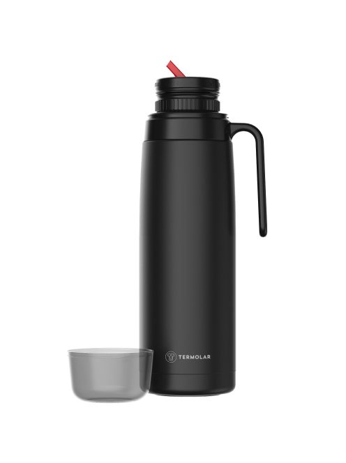 Fekete Mate Termosz - "Strapabíró Termolar" [1 Liter]