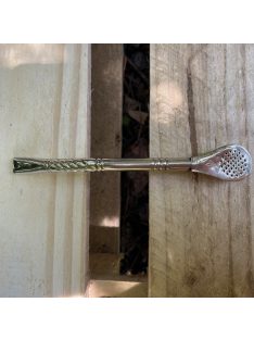   Uruguayi Bombillon Espiral [Premium Alpaca Bombilla] (Flor-de-Lis)