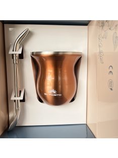   Acél Camionero + Pico de Loro Bombilla (szett) (réz színű)