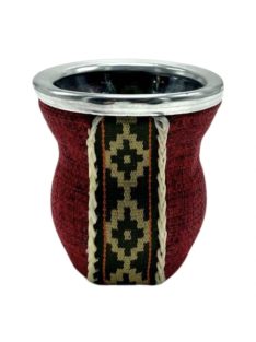 Textillel bevont üveg Maté (piros)