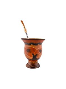   Kicsi Cuia  gyönyörű mintával [Chimarraohoz] (Bomba nélkül)