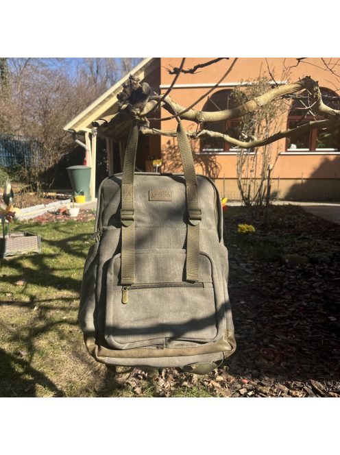 Hátizsák para Materos (Mochila) [vászon, olivazöld]