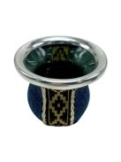 Textillel bevont üveg Maté (kék)