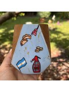 "Argentina, te quiero" - kézzel festett Algarrobo (by Caro)