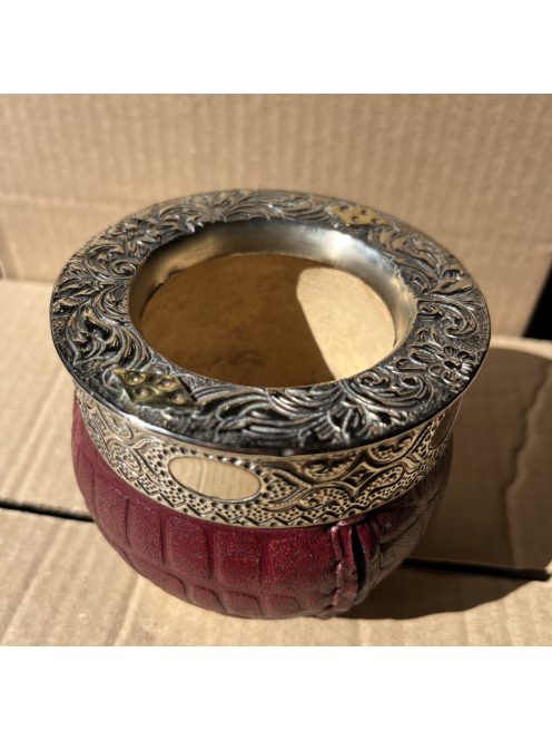 Rey Imperial ROMA Alpaca Cincelado Con apliques Labrado Borravino [Bordó - Újezüst]