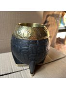 Rey Torpedo-Imperial Bronce SIMPLE MACIZA Labrado Negro [Fekete - Bronz]