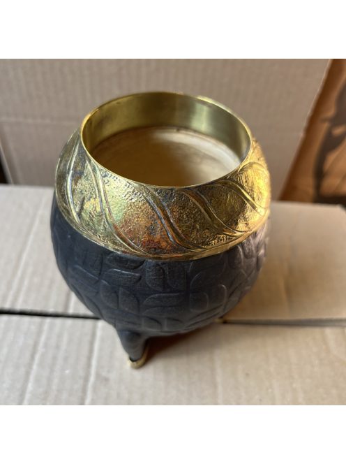 Rey Torpedo-Imperial Bronce SIMPLE MACIZA Labrado Negro [Fekete - Bronz]