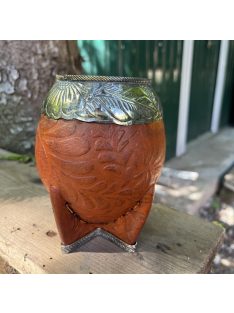   Rey Torpedo-Imperial Alpaca CALADO Labrado Suela [Világosbarna - Újezüst]