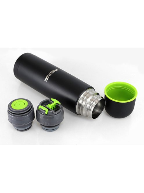  Kis strapabíró fekete-neon termosz [0,5 Liter]