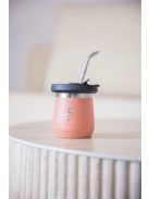 DualFlow PRO acél Mate (korall) [Fedővel és Bombillával]