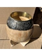 Rey Torpedo PREMIUM VT Alpaca Cincelado Labrado Cuero Crudo [Nyersbőr - Újezüst]