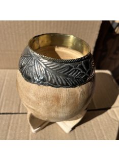   Rey Torpedo PREMIUM VT Alpaca Cincelado Labrado Cuero Crudo [Nyersbőr - Újezüst]