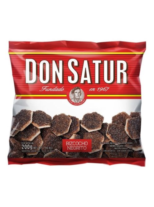 Don Satur Bizcocho Negro (Édes ropogtatnivaló matézáshoz)