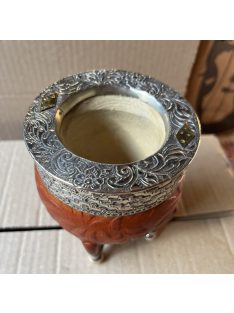   Rey Imperial Alpaca Cincelado Con apliques Labrado Suela con pelotitas [Világosbarna - Újezüst]