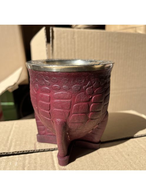 Rey Camionero Alpaca Cincelado Borravino [Bordó - Újezüst]