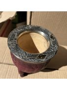 Rey Camionero Alpaca Cincelado Borravino [Bordó - Újezüst]