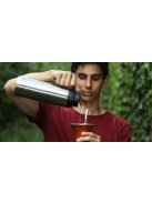 Ezüst Maté Termosz - "Gaucho Bruno" - [1 Liter]