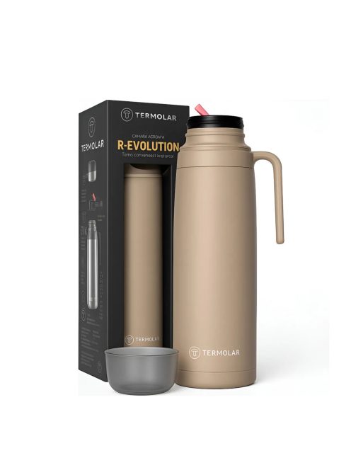 Bézs Mate Termosz - "Strapabíró Termolar" [1 Liter]