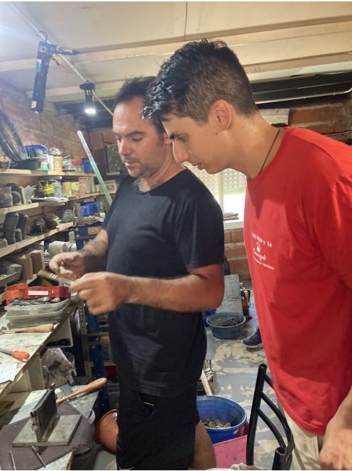 Uruguayi Lovas Bombillon [Premium Alpaca Bombilla] (Flor-de-Lis)