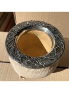 Rey Camionero Alpaca Cincelado Cuero Crudo [Nyersbőr - Újezüst]